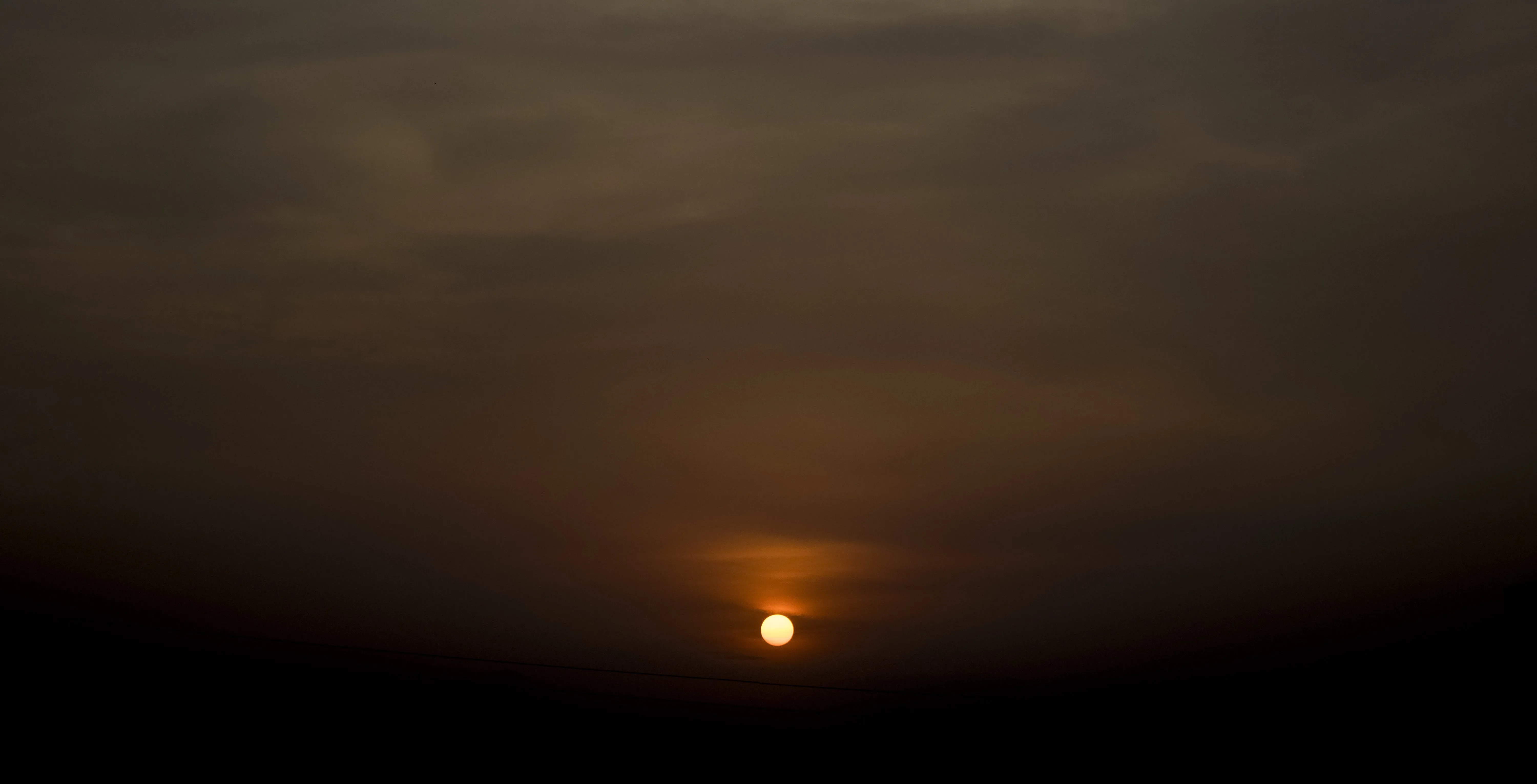 A sunset.
