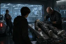 Cutting my friend Sergei