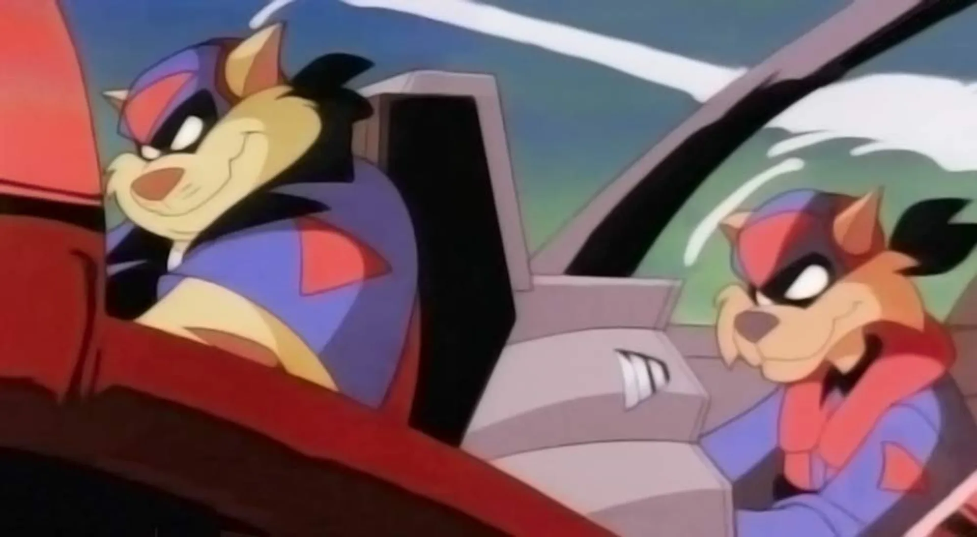 The cockpit of Turbokat from the show Swat Kats