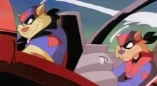 The cockpit of Turbokat from the show Swat Kats