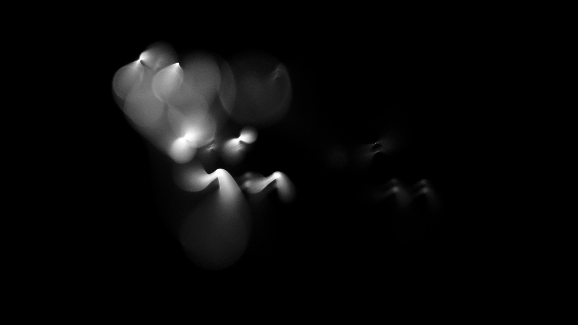 Metamorph, a photograph of a light blob for a science fiction short story by Karthikeyan KC.